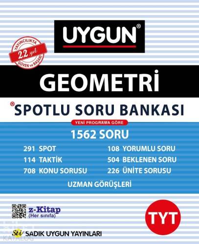 Sadık Uygun Yayınları TYT Geometri Spotlu Soru Bankası Sadık Uygun - 1