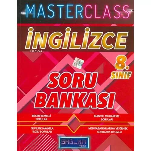 Sağlam Test Masterclass İngilizce Soru Bankası-8 - 1