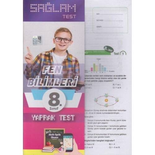 Sağlam Yaprak Test - Fen Bilimleri - 8 - 1