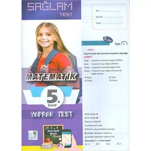 Sağlam Yaprak Test-Matematik-5 - 1