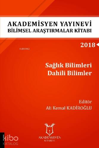 Sağlık Bilimleri Dahili Bilimler ( Aybak 2018 Eylül ) - 1