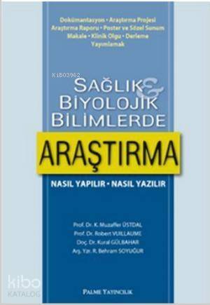 Sağlık ve Biyolojik Bilimlerde Araştırma - 1