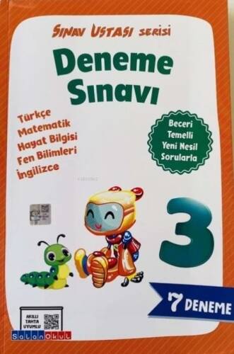 Salan 3. Sınıf Tüm Dersler Sınav Ustası 7 Deneme Salan Yayınları - 1