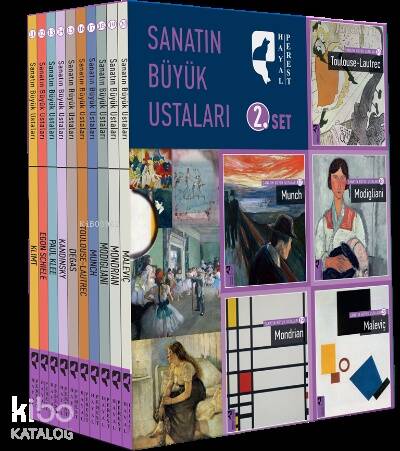 Sanatın Büyük Ustaları 2.Set 10 Kitap - 1