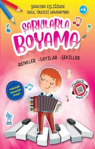 Şarkılarla Boyama (4 Kitap) - 1