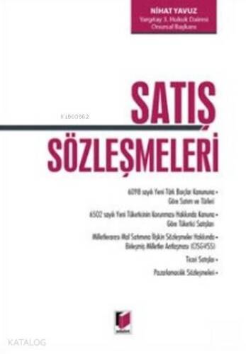 Satış Sözleşmeleri (Ciltli) - 1