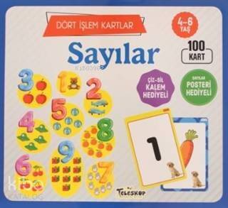 Sayılar / Dört İşlem Kartlar 4-6 Yaş - 1