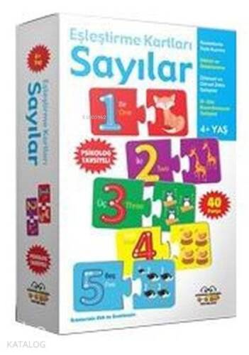 Sayılar - Eşleştirme Kartları (4+ Yaş) - 1