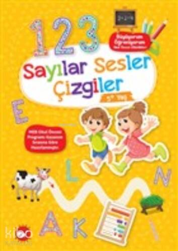 Sayılar Sesler Çizgiler 5+ Yaş - Büyüyorum Öğreniyorum Okul Öncesi Etkinlikleri - 1