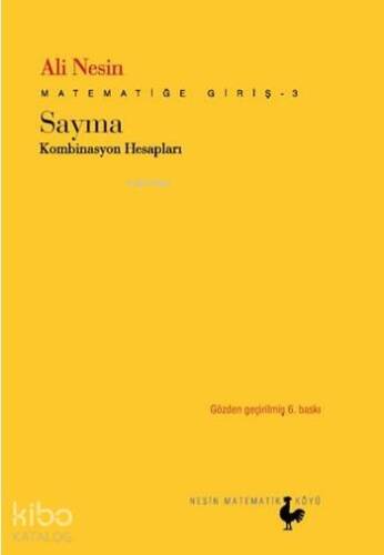 Sayma (Kombinasyon Hesapları); Matematiğe Giriş - 3 - 1