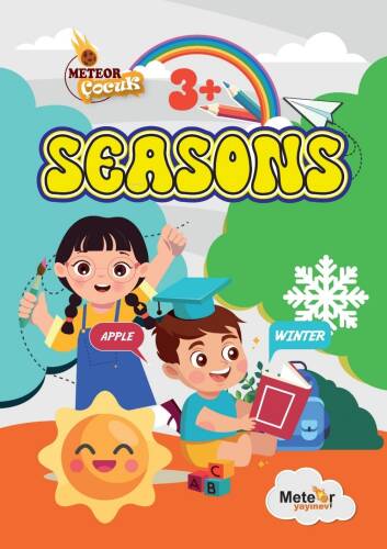 Seasons (Mevsimler) ;Türkçe – İngilizce Boyama Kitabı - 1