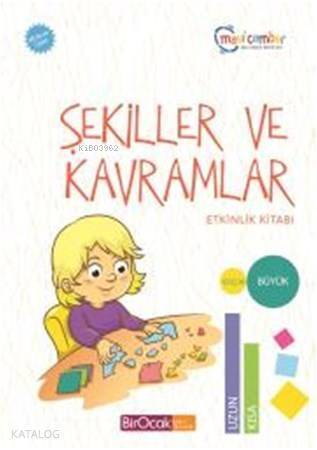 Şekiller ve Kavramlar Etkinlik Kitabı - Mavi Çember (48 Ay ve Üzeri / Spiralli) - 1