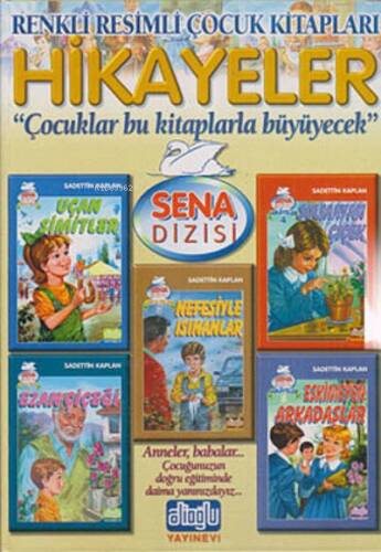 Sena Dizisi Hikayeler ve Masallar (Renkli, Resimli, Ciltli, 10 Kitap Set) - 1