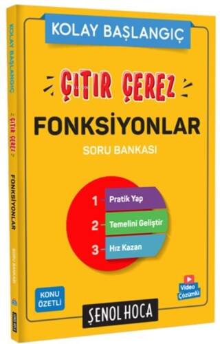 Şenol Hoca Çıtır Çerez Fonksiyonlar Soru Bankası - 1