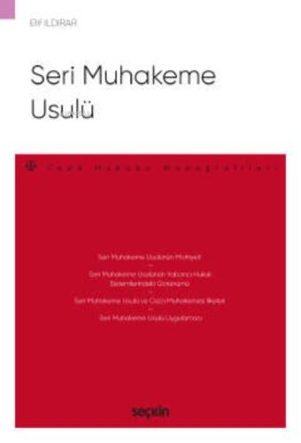 Seri Muhakeme Usulü - 1