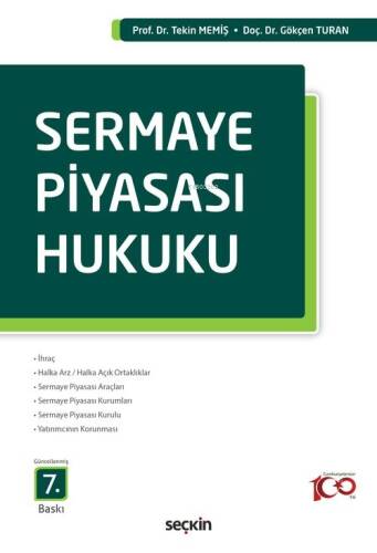 Sermaye Piyasası Hukuku - 1