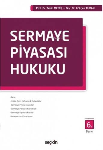 Sermaye Piyasası Hukuku - 1