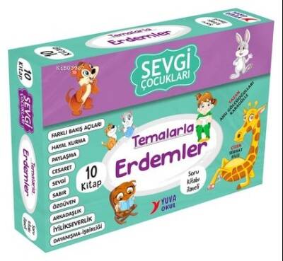 Sevgi Çocukları Temalarla Erdemler Seti - 10 Kitap Takım - 2-3. Sınıflar İçin - 1