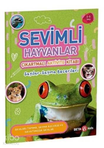 Sevimli Hayvanlar - Çıkartmalı Aktivite Kitabı - 1