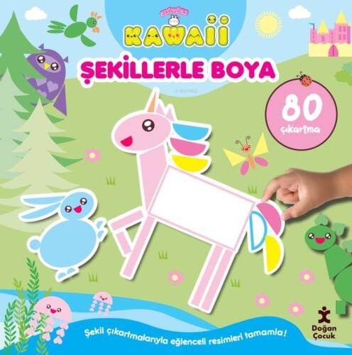 Sevimliler Kawaii Şekillerle Boya - 1