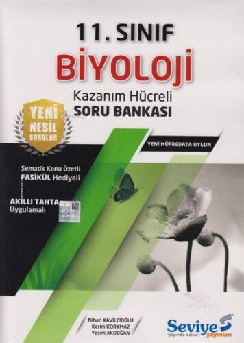 Seviye - 11. Sınıf Biyoloji Kazanım Hücreli Soru Bankası - 1