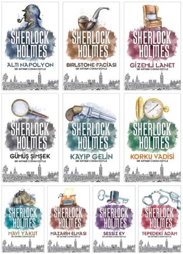 Sherlock Holmes Seti - 10 Kitap Takım - 1