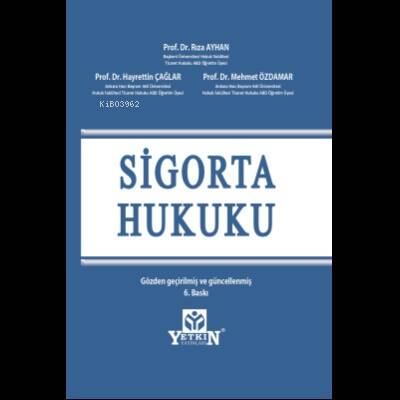 Sigorta Hukuku Ders Kitabı - 1