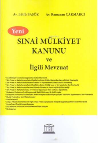 Sınai Mülkiyet Kanunu ve İlgili Mevzuat - 1