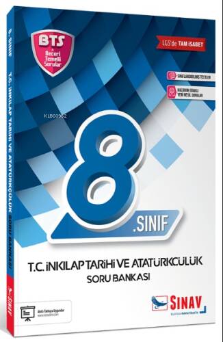 Sınav 8. Sınıf LGS T.C İnkılap Tarihi ve Atatürkçülük BTS Soru Bankası - 1