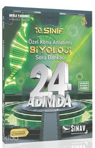 Sınav Dergisi Yayınları 10. Sınıf Biyoloji 24 Adımda Özel Konu Anlatımlı Soru Bankası Sınav Dergisi - 1