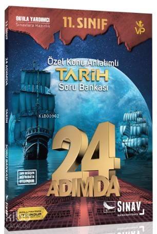 Sınav Dergisi Yayınları 11. Sınıf Tarih 24 Adımda Konu Anlatımlı Soru Bankası Sınav Dergisi - 1