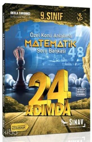 Sınav Dergisi Yayınları 9. Sınıf Matematik 24 Adımda Özel Konu Anlatımlı Soru Bankası Sınav Dergisi - 1