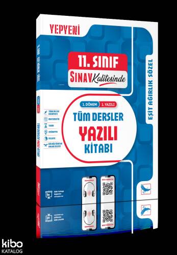 Sınav Kalitesinde 11. Sınıf Eşit Ağırlık Sözel Tüm Dersler 1. Dönem 1. Yazılı Kitabı - 1