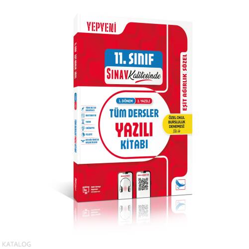 Sınav Kalitesinde 11. Sınıf Eşit Ağırlık Sözel Tüm Dersler 1. Dönem 2. Yazılı Kitabı - 1