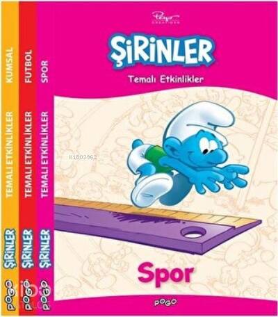 Şirinler Temalı Aktiviteler Seti (3 Kitap Takım) - 1