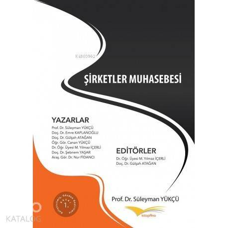 Şirketler Muhasebesi - 1