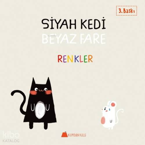 Siyah Kedi Beyaz Fare - Renkler - 1