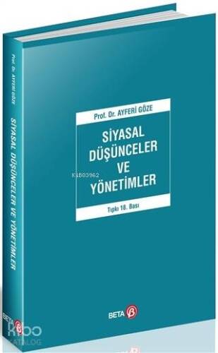 Siyasal Düşünceler ve Yönetimler - 1