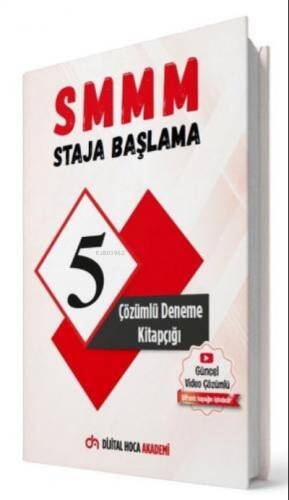 SMMM Staja Başlama Video Çözümlü 5 Deneme Sınavı Dijital Hoca Akademi - 1