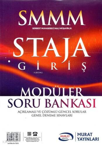 SMMM Staja Giriş Modüler Soru Bankası - 1