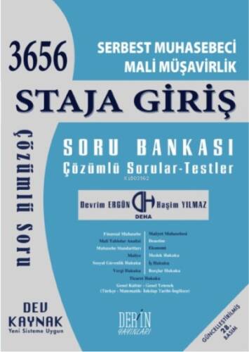 SMMM Staja Giriş Soru Bankası - 1