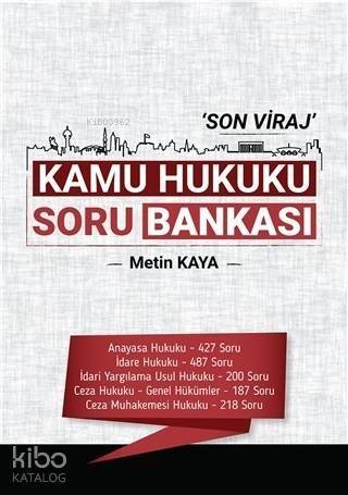 Son Viraj Kamu Hukuku Soru Bankası - 1