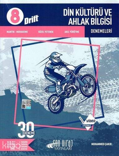 Son Viraj Yayınları 8. Sınıf LGS Din Kültürü ve Ahlak Bilgisi 30 lu Deneme Drift Serisi Son Viraj - 1