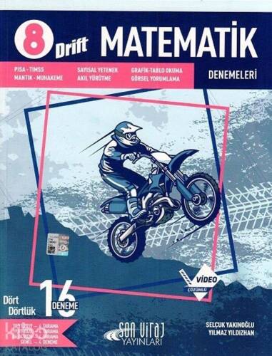 Son Viraj Yayınları 8. Sınıf LGS Matematik 16 lı Deneme Drift Serisi Son Viraj - 1