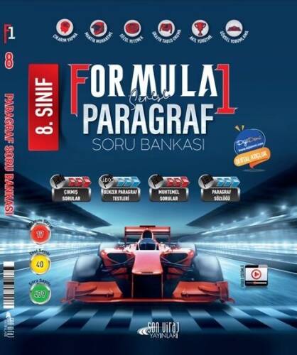 Son Viraj Yayınları 8. Sınıf LGS Paragraf Formula 1 Serisi Soru Bankası - 1