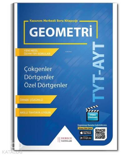 Sonuç Derece Yayınları TYT AYT Geometri Çokgenler- Dörtgenler- Özel Dörtgenler Sonuç Derece - 1