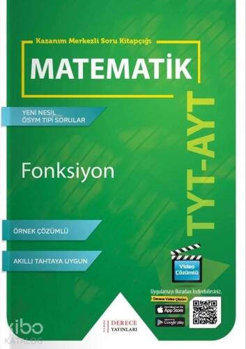 Sonuç Derece Yayınları TYT AYT Matematik Fonksiyon Sonuç Derece - 1