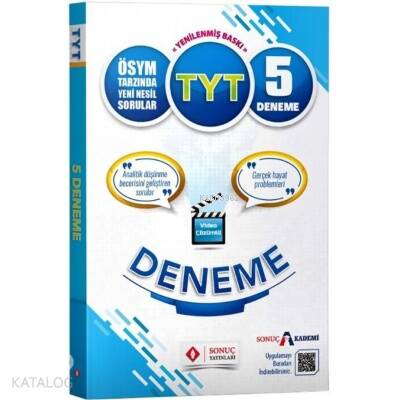 Sonuç Tyt Genel 5 Li Deneme 2021-2022 - 1