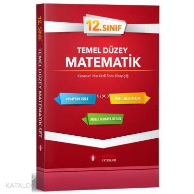 Sonuç Yayınları 12.Sınıf Matematik Set / Temel Düzey - 1