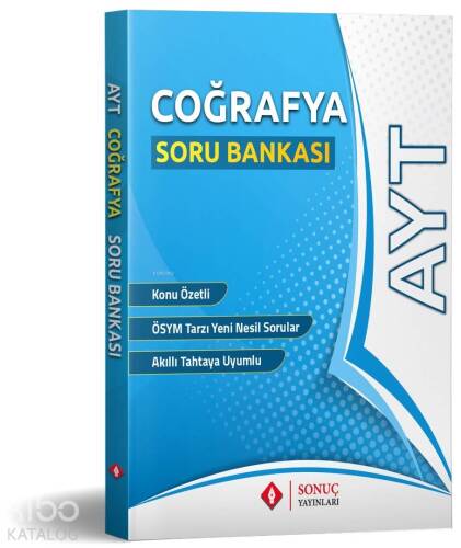 Sonuç Yayınları AYT Coğrafya Soru Bankası Sonuç - 1